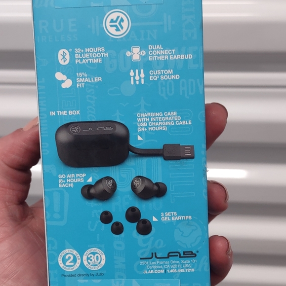 Jlab Headphones New Jlab Wireless Bluetooth Earbuds Charging Case